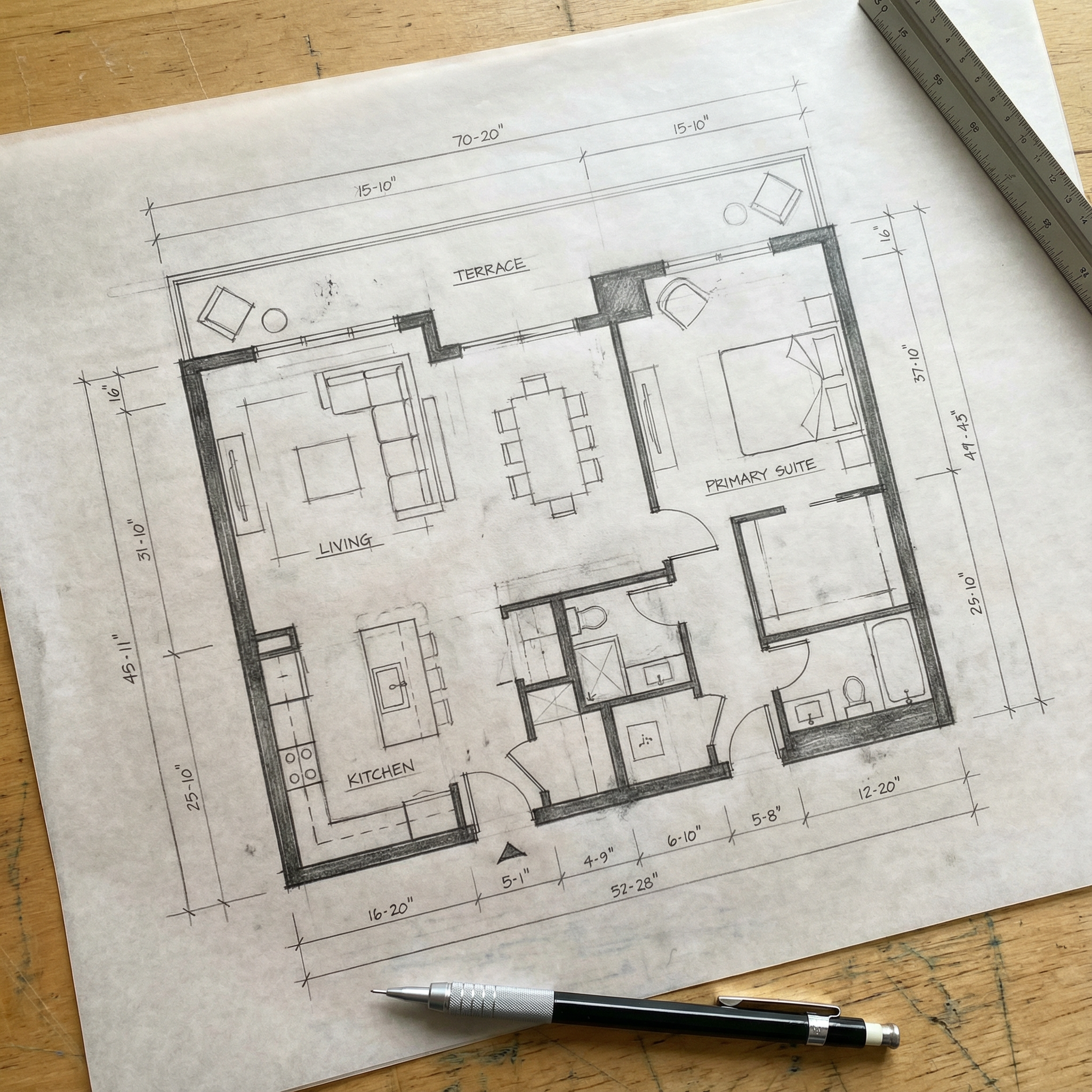 Floor plan sketch